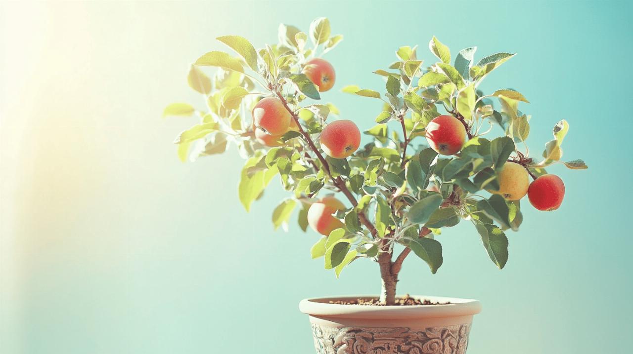La culture du pommier en pot : l’art du petit fruitier dans votre amenagement paysager