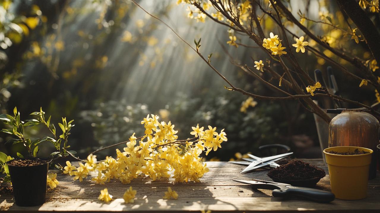 Comment multiplier le forsythia par bouturage avec succès